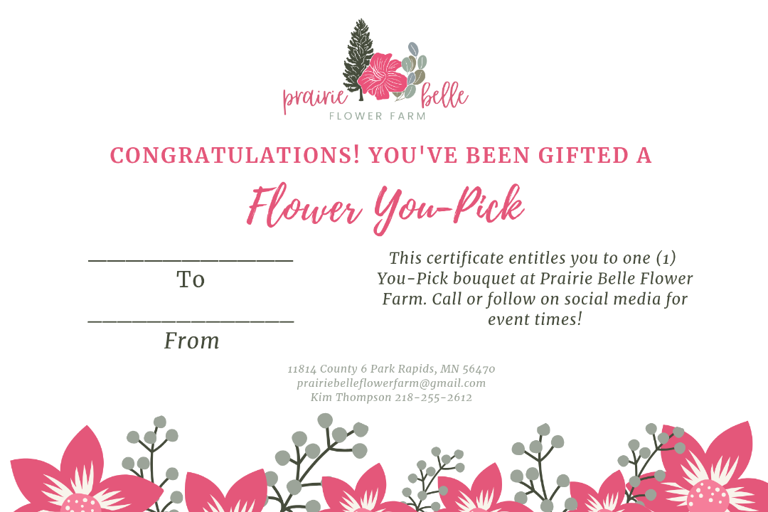 You-Pick Gift Certificate